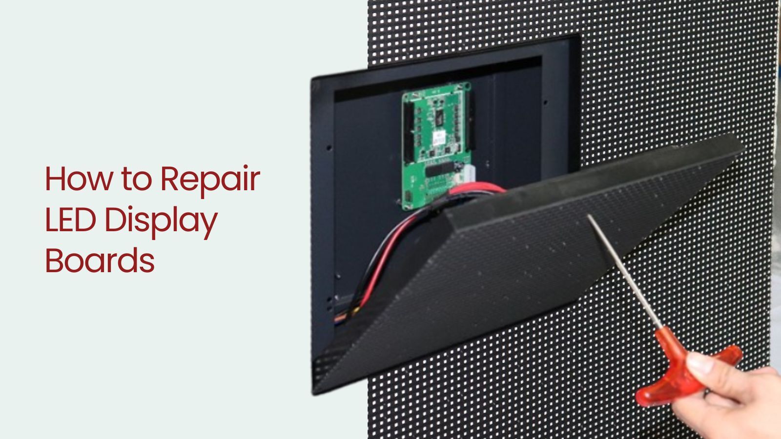 How to Repair LED Display Boards | SUNSHINE LED DISPLAY PVT LTD